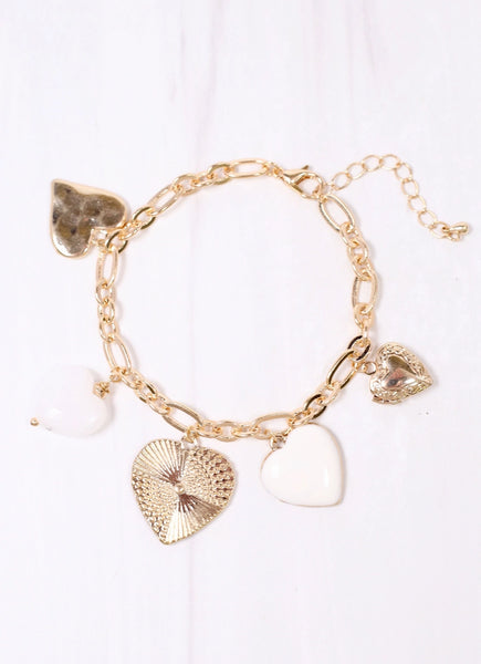 Wyner Charm Bracelet Gold