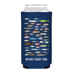 On Gulf Coast Time Can Cooler