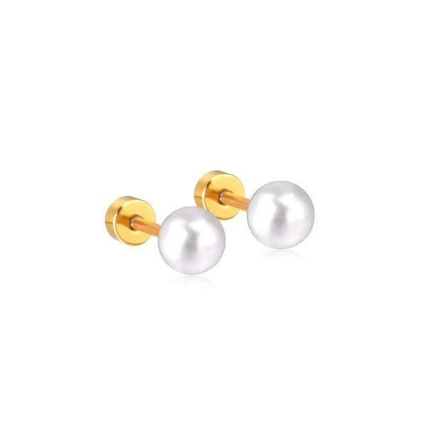 Screw Back Stud Earrings - Multiple Styles