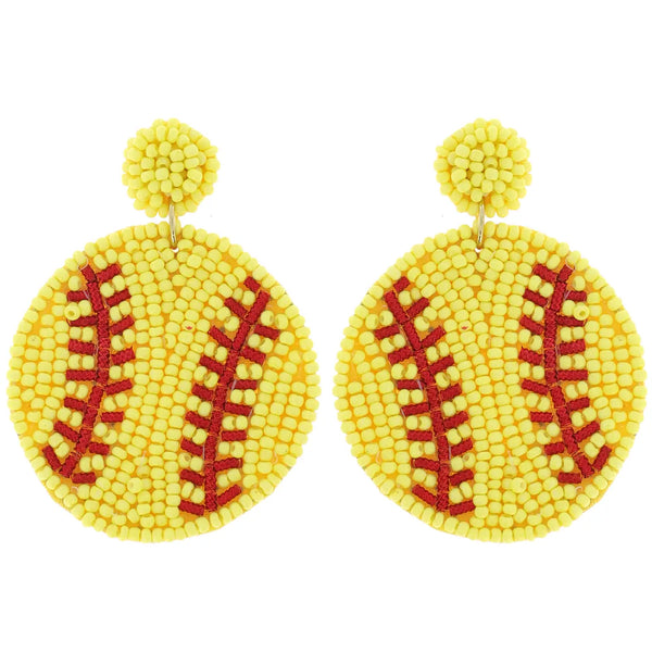 Softball and Baseball Earrings