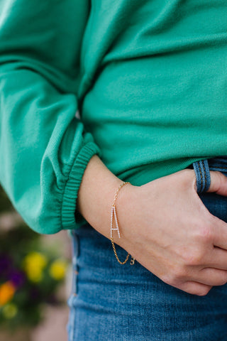 Teresa Initial Bracelet