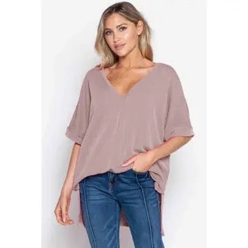 Rachel Ribbed Top - 3 Colors