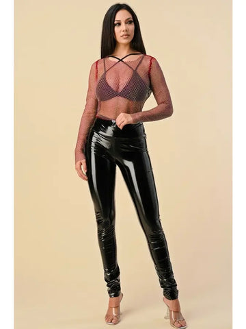 High Gloss Latex Leggings