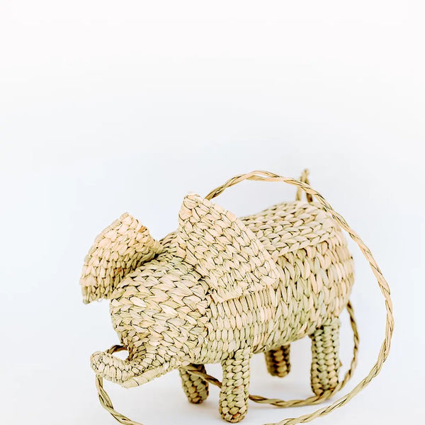 Elephant Basket Purse