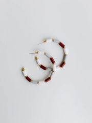 Cara Hoop Earring-Small, Medium or Large-Multiple Colors