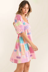 Spring Houndstooth Dress