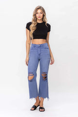 90's Vintage Cropped Colored Jeans - 4 Colors