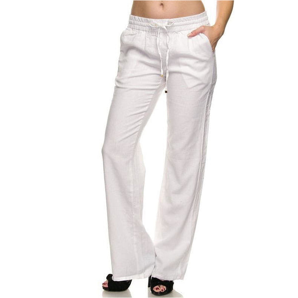 Daphne Linen Tie Waist Pants -Many Colors