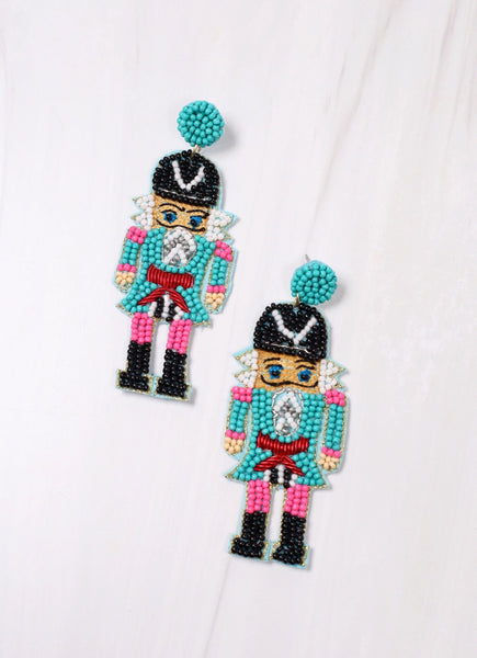 Sargeant Nutcracker Earring Turquoise