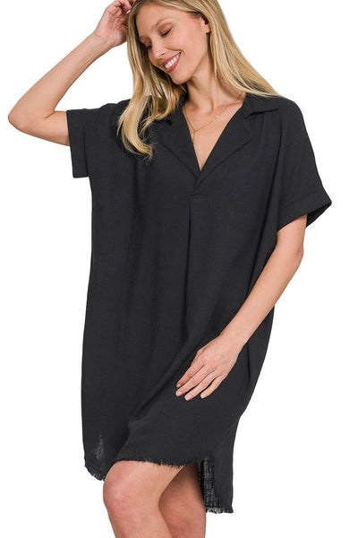 So Easy Linen Dress - Multiple Colors