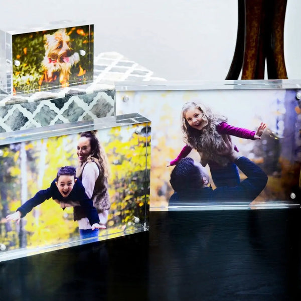 Designer Acrylic Photo Frames- 3 Sizes