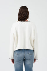 Stitched Together Sweater-2 Colors