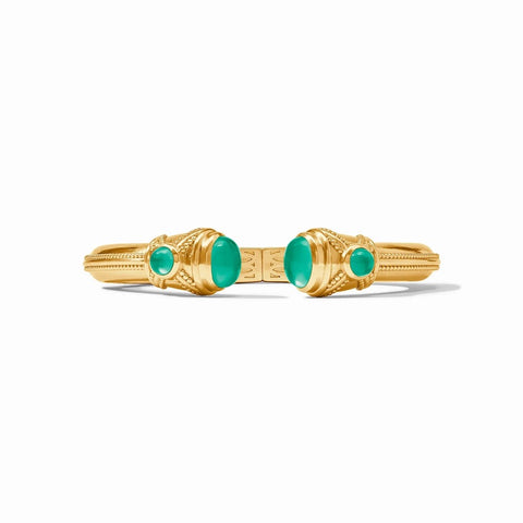 Julie Vos Cabochon Demi Cuff-Multiple Colors