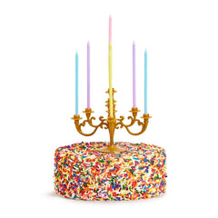 CANDELABRA CAKE TOPPER - 4 Colors