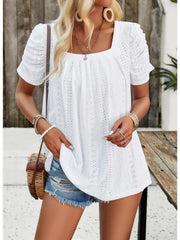 Geneve Eyelet Top