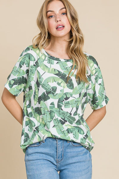 Banana Leaf Textured Tee