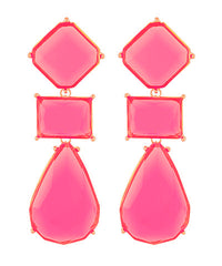 Geo Drop Earrings