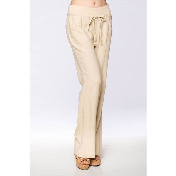 Daphne Linen Tie Waist Pants -Many Colors