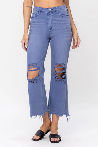 90's Vintage Cropped Colored Jeans - 4 Colors