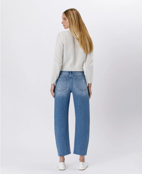 Bree High Rise Mild Barrel Jeans