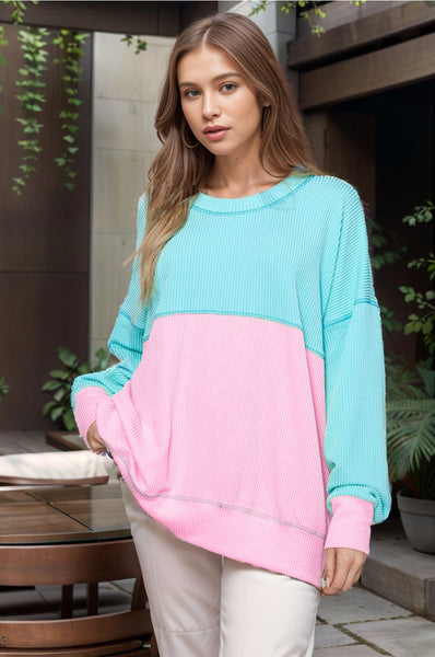 Trixie Color Blocked Top - 3 Colors