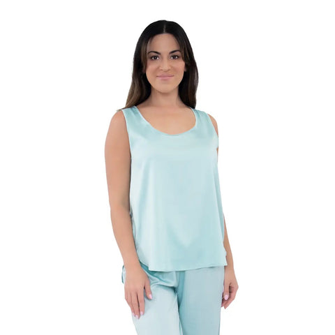 Amanda Blu Sea Glass Satin Pajama Seperates