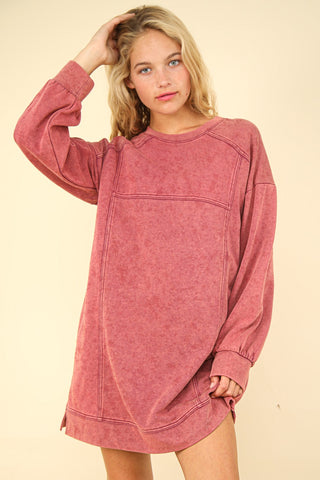 Minute By Minute Sweatshirt Dress - 3 Colors