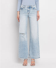 Fern Tummy Control Super High Rise Wide Leg Jeans