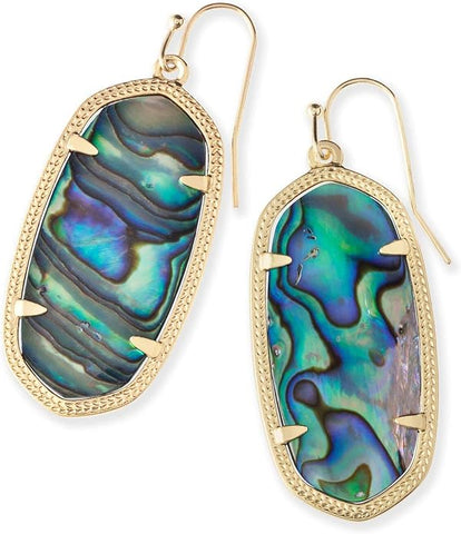 Kendra Scott Elle Earrings in Abalone Shell