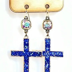 Pink Panache Cross Earrings - Multiple Styles