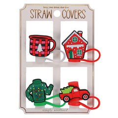 Simply Southern Holiday Straw Cover-Multiple Styles