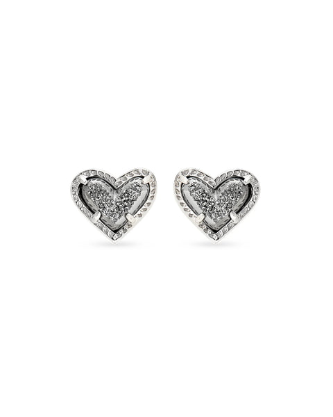 Kendra Scott Ari Heart Gold Stud Earrings-Multiple Options