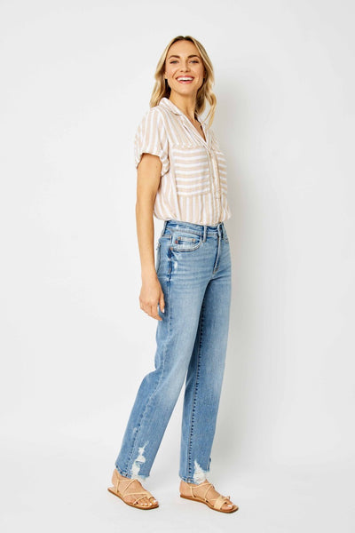 Judy Blue High Waist Heavy Destroyed Jeans