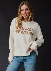 Whiskey Weather Sweater-Ivory