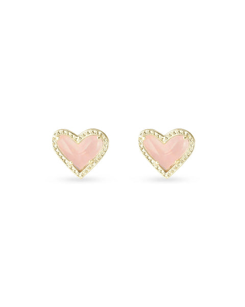 Kendra Scott Ari Heart Gold Stud Earrings-Multiple Options