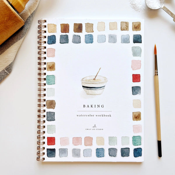 Watercolor Workbooks, Paint Sets, and Brushes