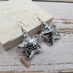 Sparkling Star Disco Earrings