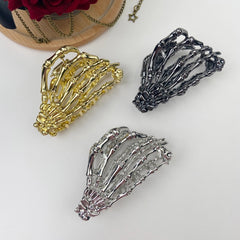 Skeleton Hand Hair Clip-Multiple Colors