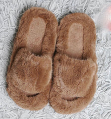 Lazy Days Fuzzy Slippers-Multiple Options