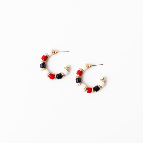 Cara Hoop Earring-Small, Medium or Large-Multiple Colors