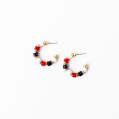 Cara Hoop Earring-Small, Medium or Large-Multiple Colors