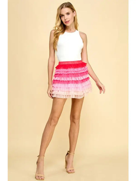 Hunny Hush Ruffled Skirt