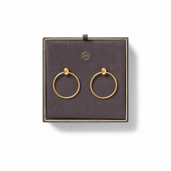 Julie Vos Palermo Delicate Doorknocker Earring