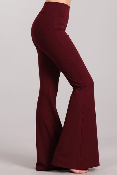 Baby Bell Knit Pants - Wine