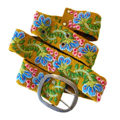 Jenny Krauss Embroidered Wool Belts-Multiple Options