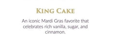 King Cake Candle- Gold Midas-20 oz