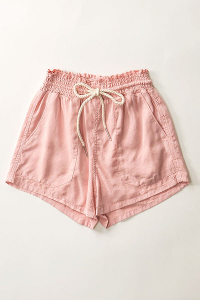 Tencel Rope Drawstring Shorts - 3 Colors