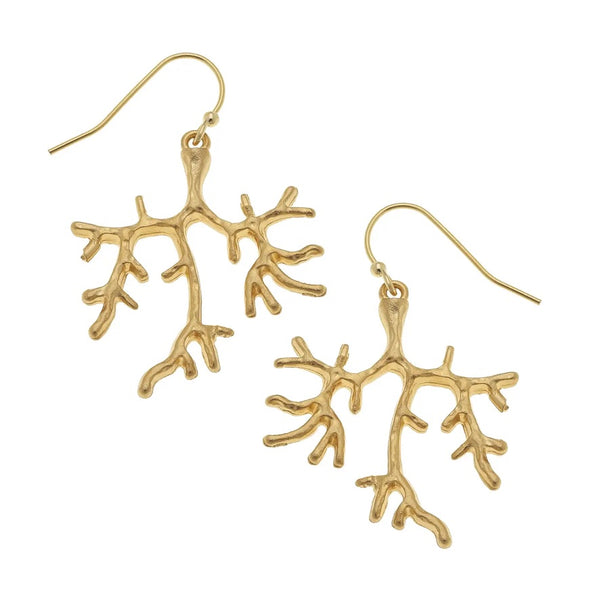 Coral Earrings