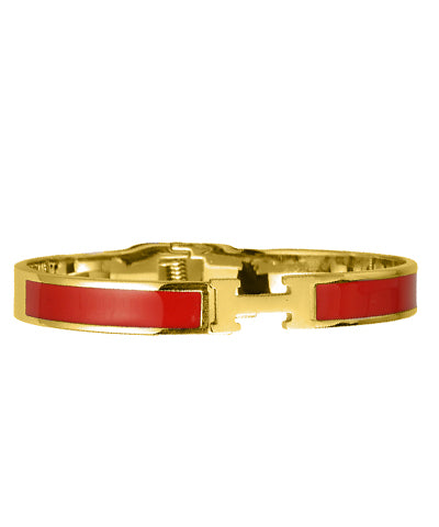 "H" Enamel Designer Bracelets - Multiple Colors