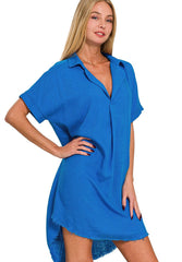 So Easy Linen Dress - Multiple Colors